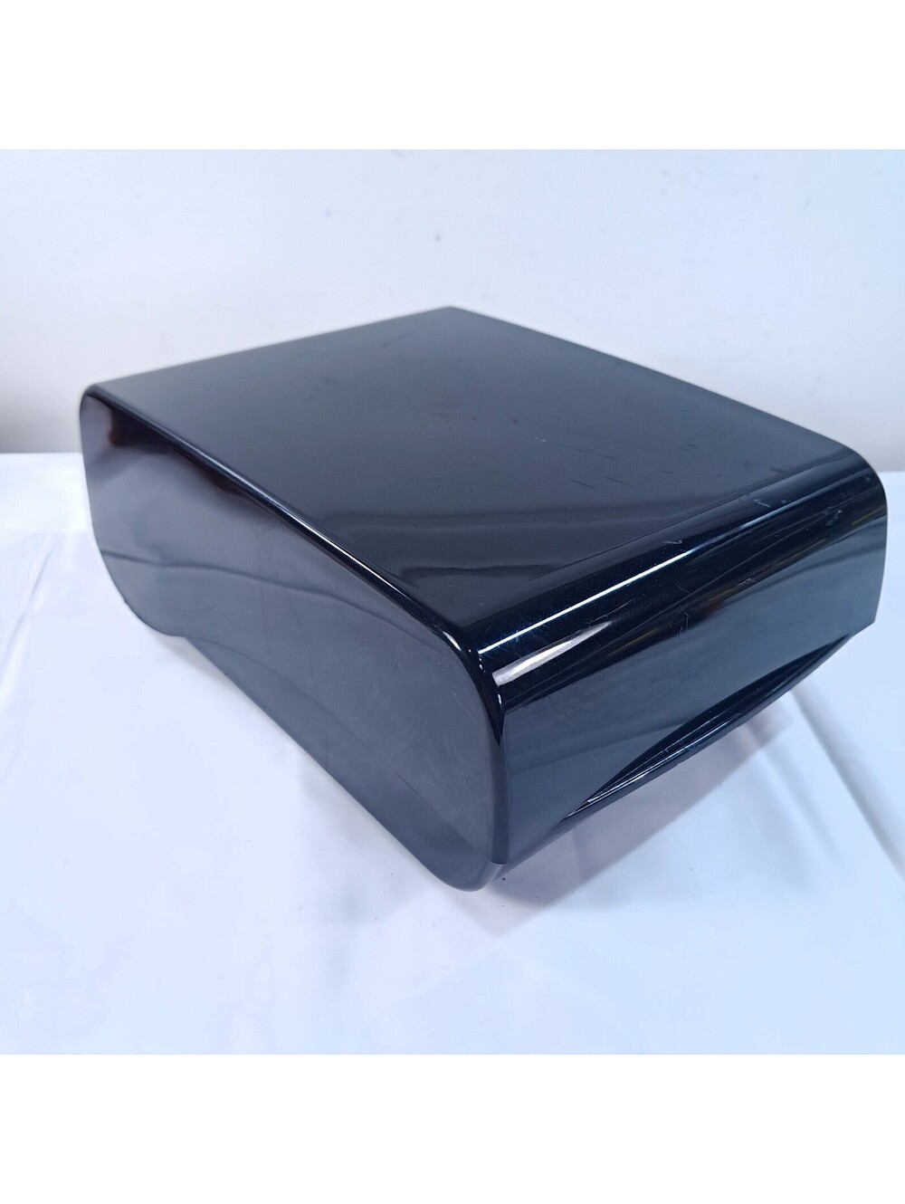 ROLODEX BC-102 covered Business Card box File Organizer Divider Black Plastic